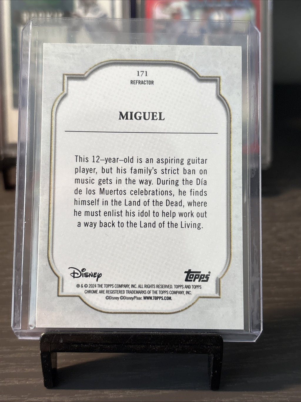 2024 Topps Chrome Disney Miguel Refractor #171