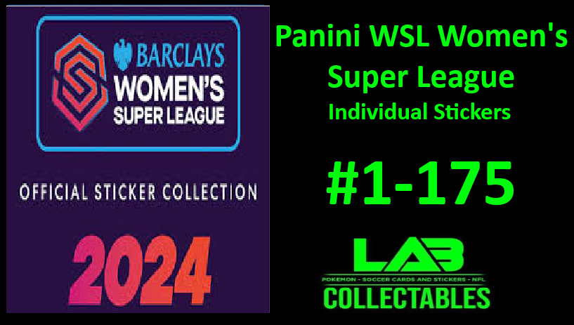 Panini Womens Super League WSL 2024 Individual Stickers #1-175