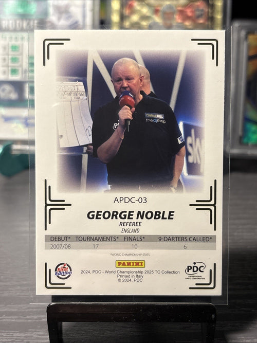 2025 Panini PDC World Championship GEORGE NOBLE ALL AROUND THE PDC APDC-03