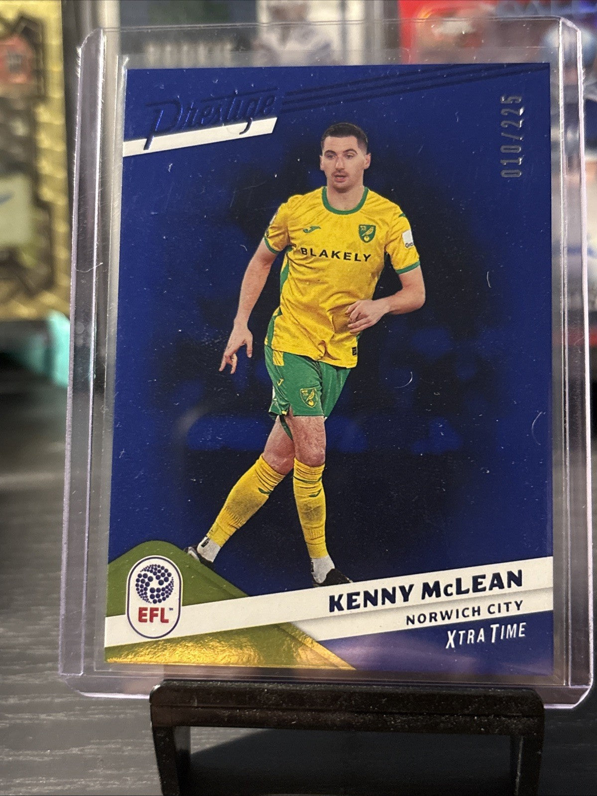 Panini Prestige EFL Soccer Kenny McLean Norwich City Xtra Time 010/225