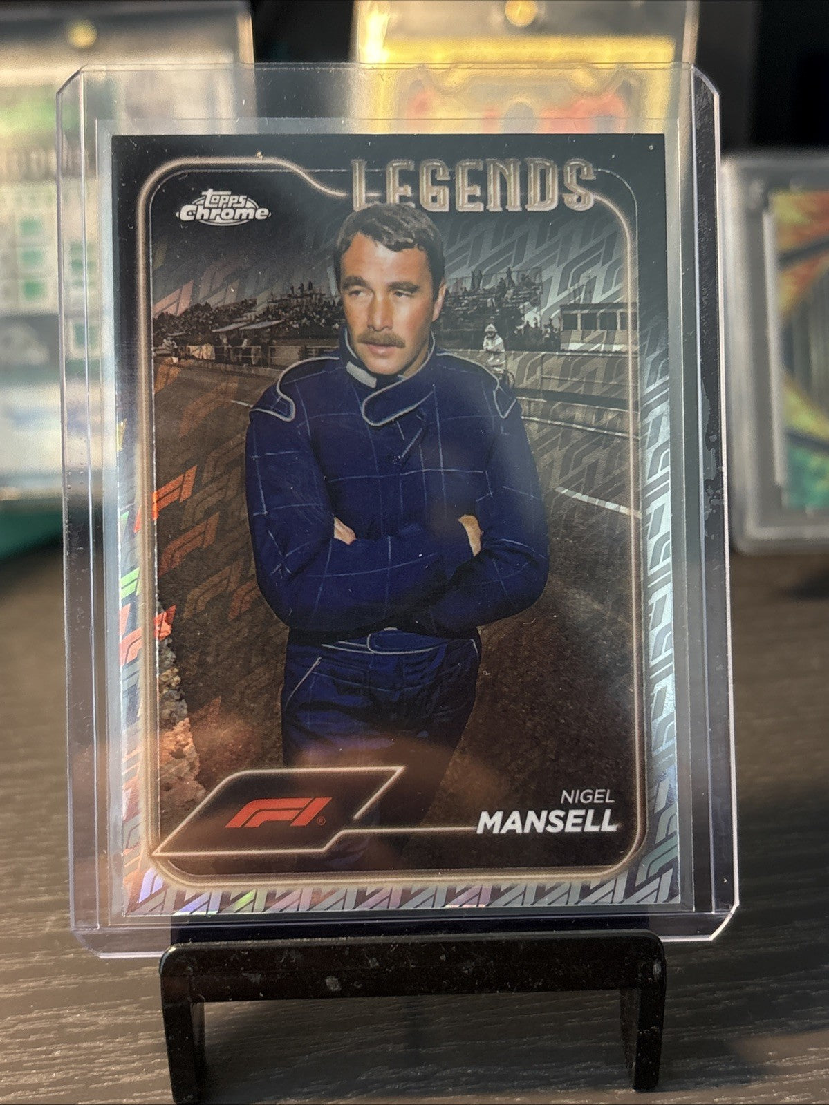 2024 Topps Chrome Logofractor Formula 1 - Nigel Mansell #199 Base