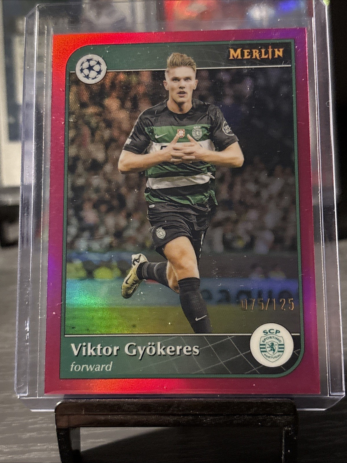 2024-25 Topps Chrome Merlin - Viktor Gyokeres /125