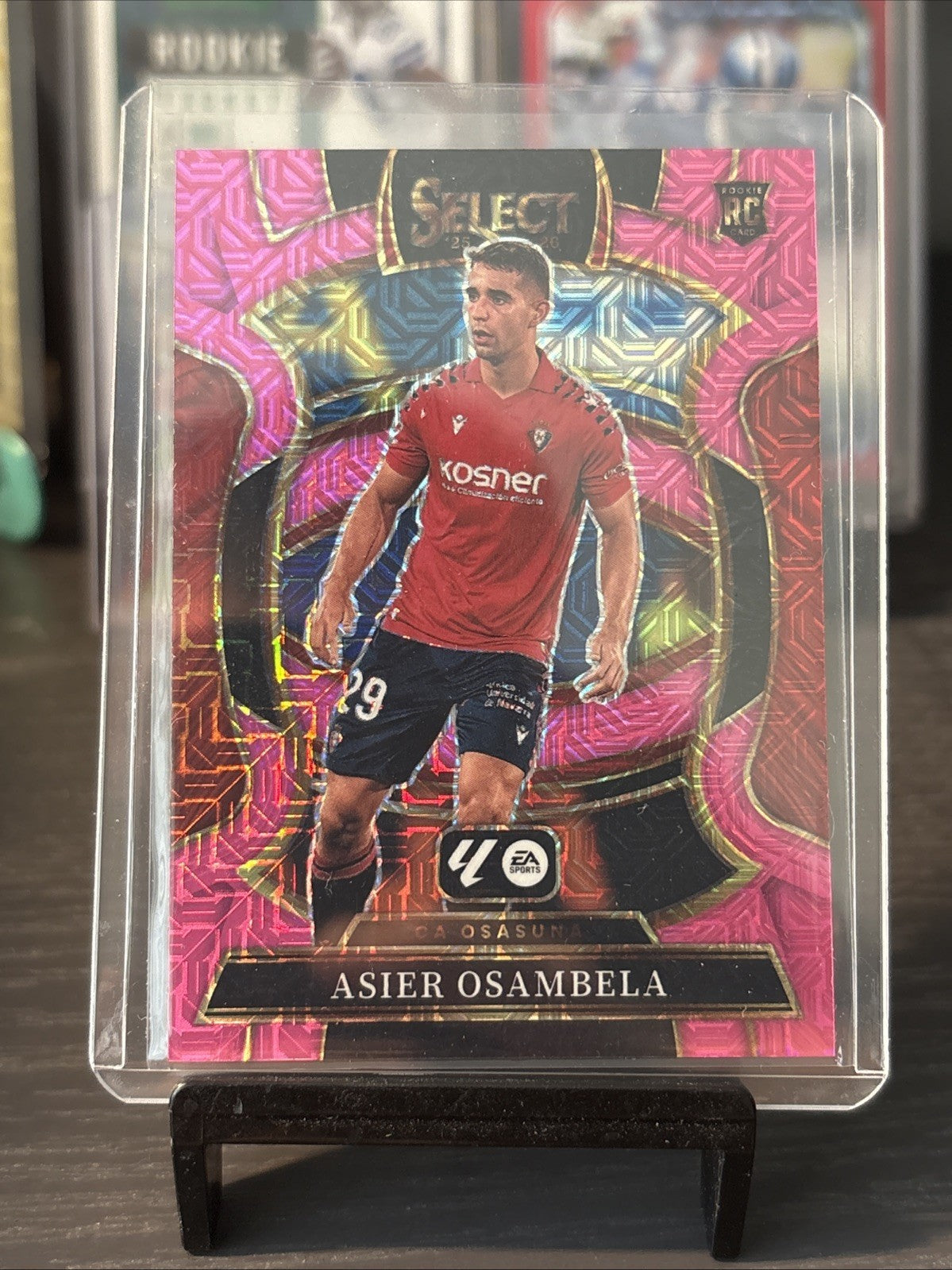 Panini Select La Liga 2025/25 Asier Osambela Pink Mojo /99 CA Osasuna