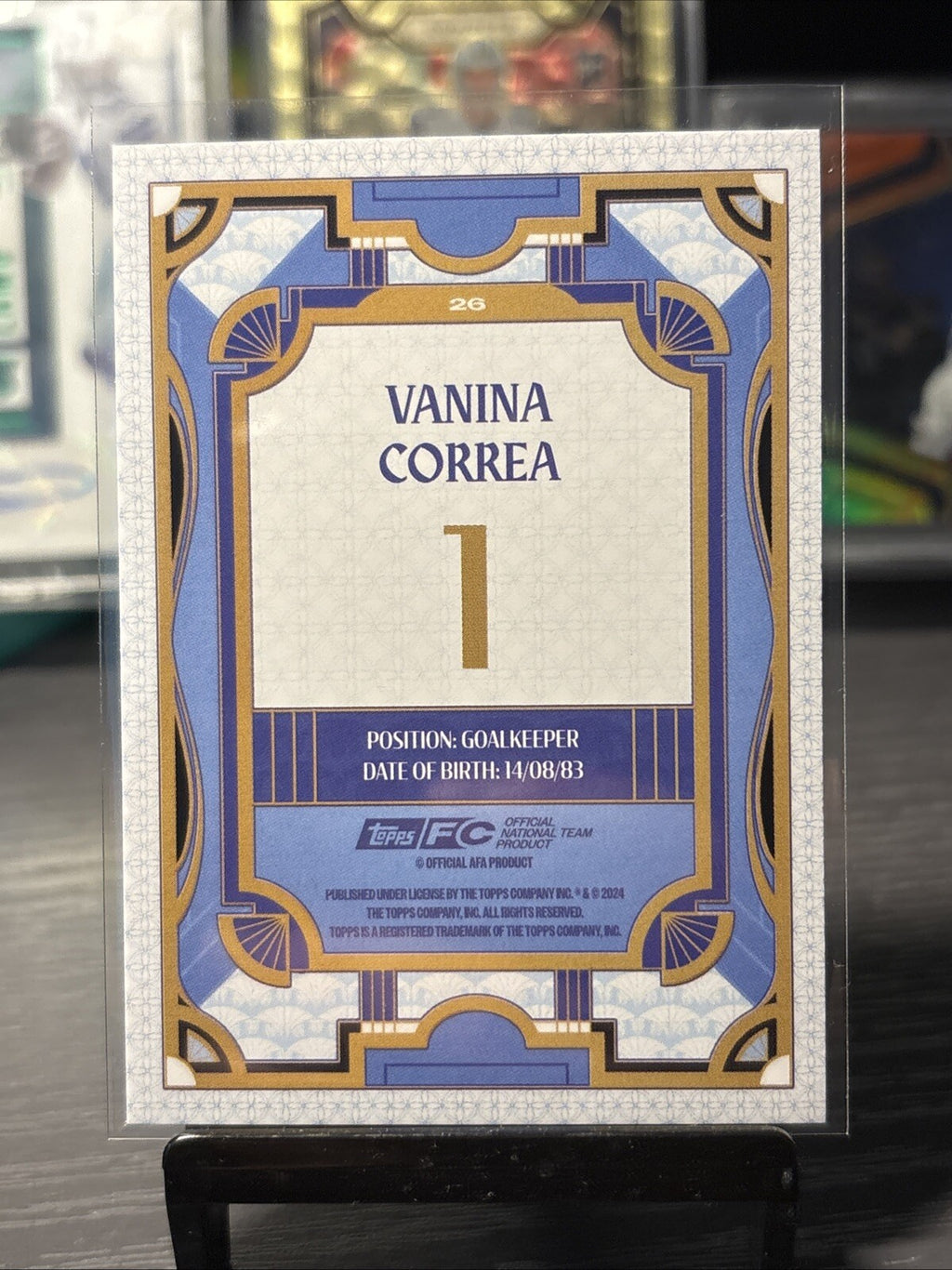Vanina Correa Argentina Argentine Tango 2024-25 Topps Team Set #26