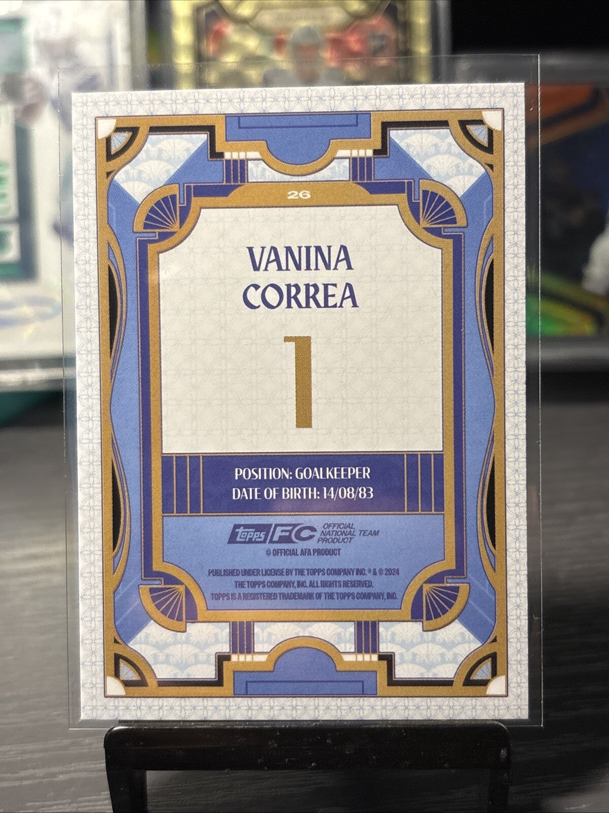 Vanina Correa Argentina Argentine Tango 2024-25 Topps Team Set #26
