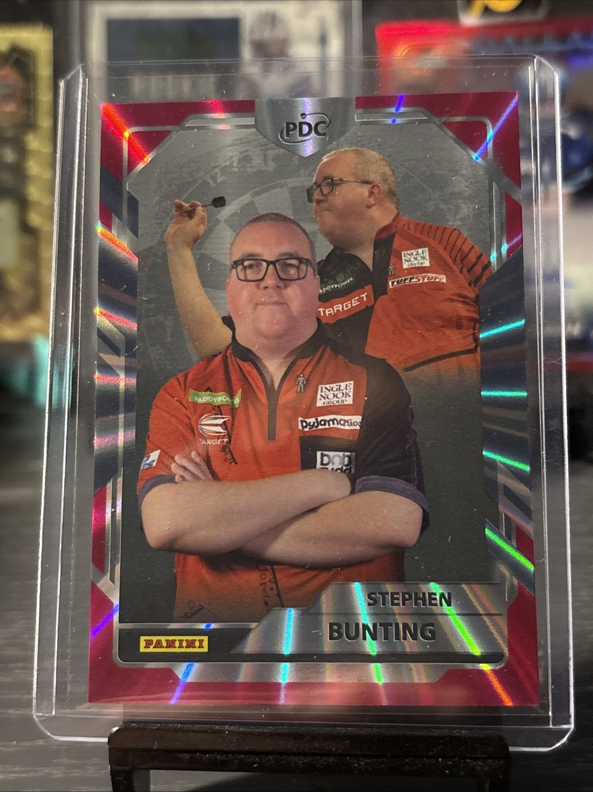 Panini | PDC World Championship 2026  | BA-04 Pink Laser  | Stephen Bunting