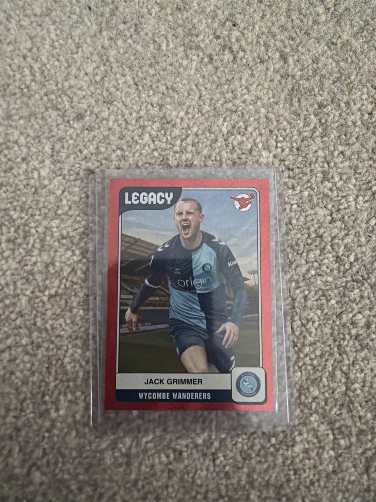Panini EFL 26 Jack Grimmer Red 6/10 Wycombe Wanderers