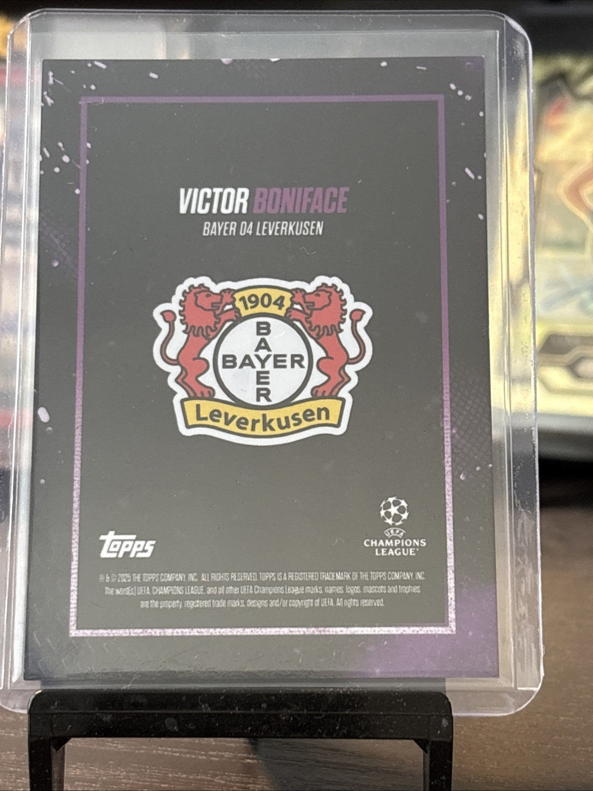 Topps Showtime Victor Boniface Auto /25