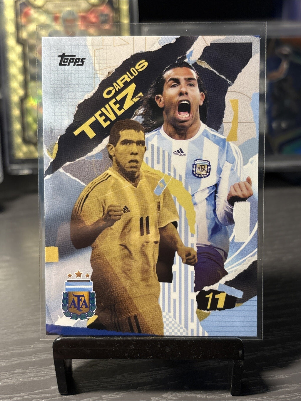 Topps Argentina Team Set 2024 2025 Carlos Tevez First Goal