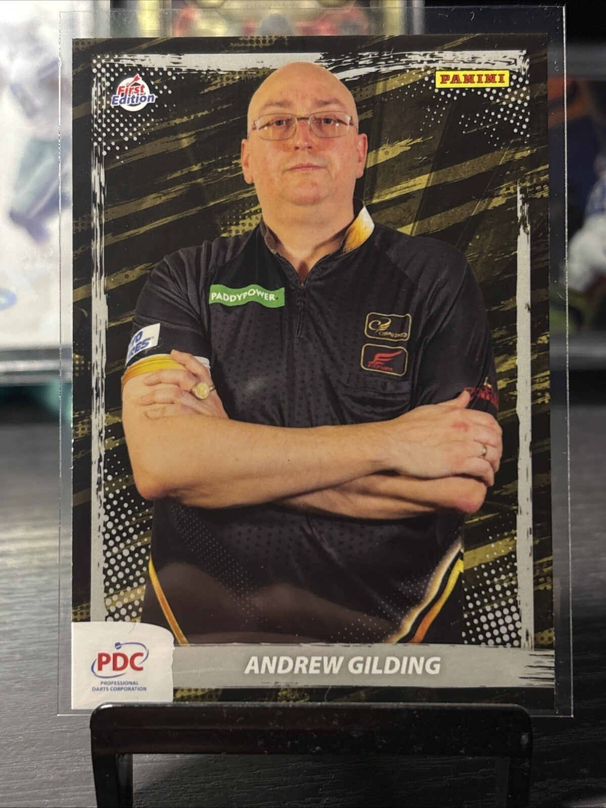 2025 Panini PDC World Championship Darts ANDREW GILDING PDC-19 First Edition