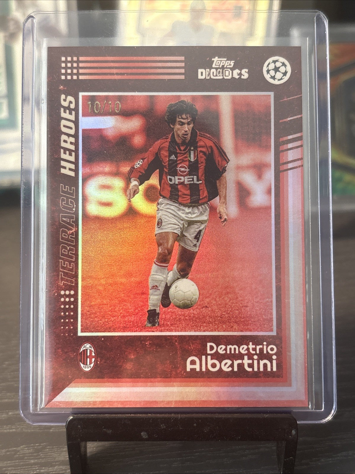 Topps Decades 1990’s Edition Demetrio Albertini 10/10 AC Milan Legend