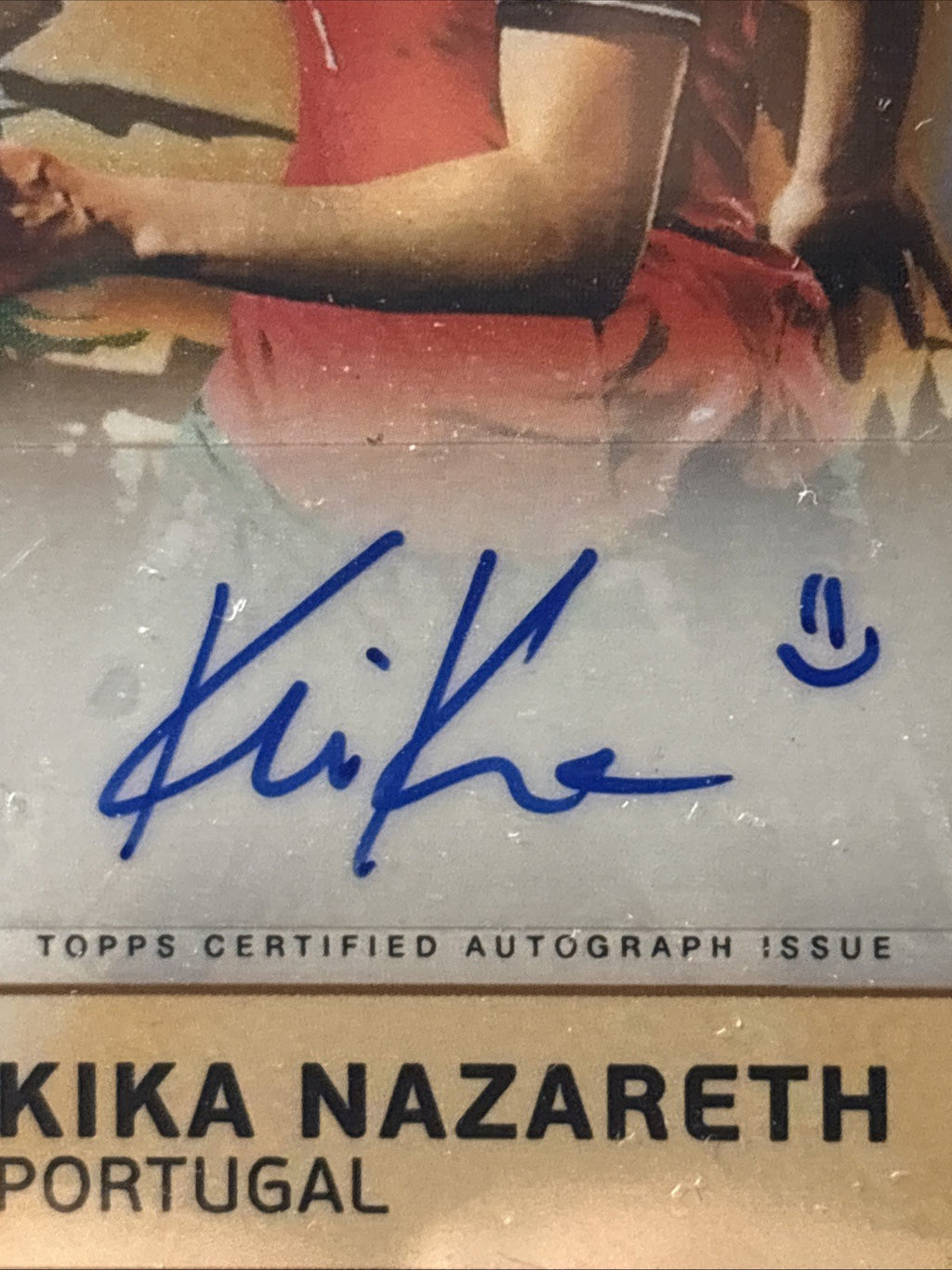 Topps Merlin Women’s Euros 2025 Kika Nazareth Peak Power Auto /25 Portugal