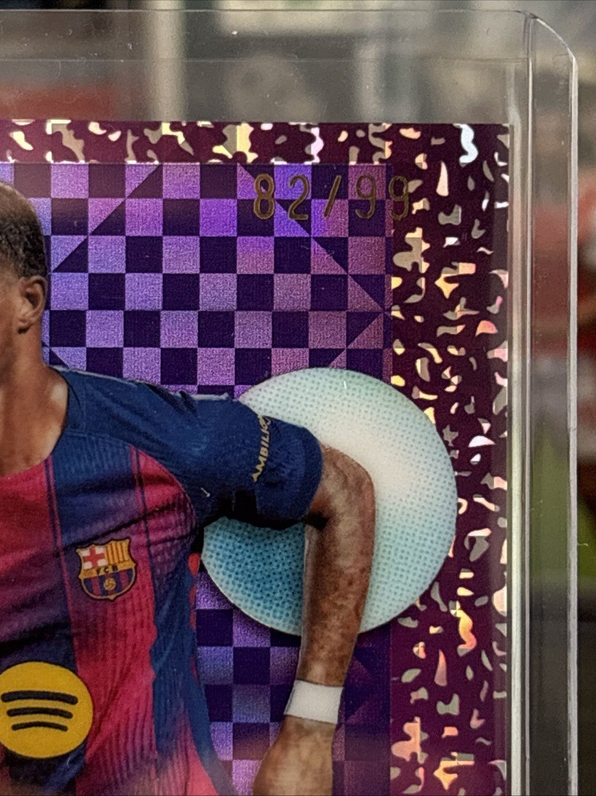 Topps Finest UEFA Champions League Marcus Rashford FC Barcelona #82 /99