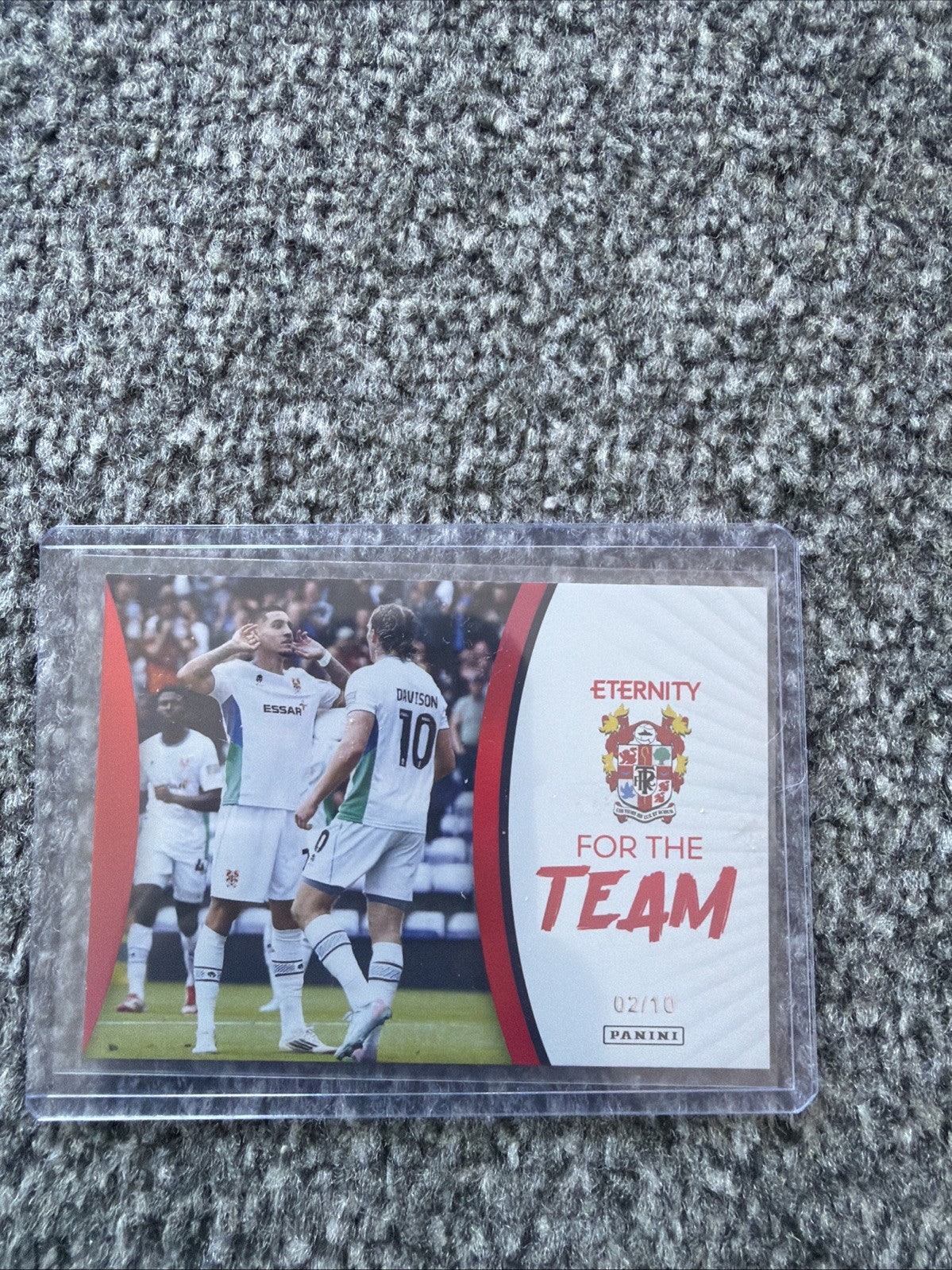 Panini EFL Eternity 2026 Tranmere Rovers For The Team2/10