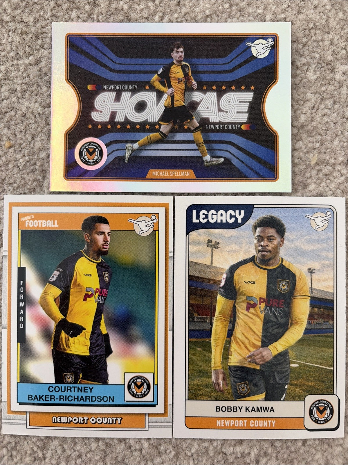 Panini Football Newport County Base Card Bundle