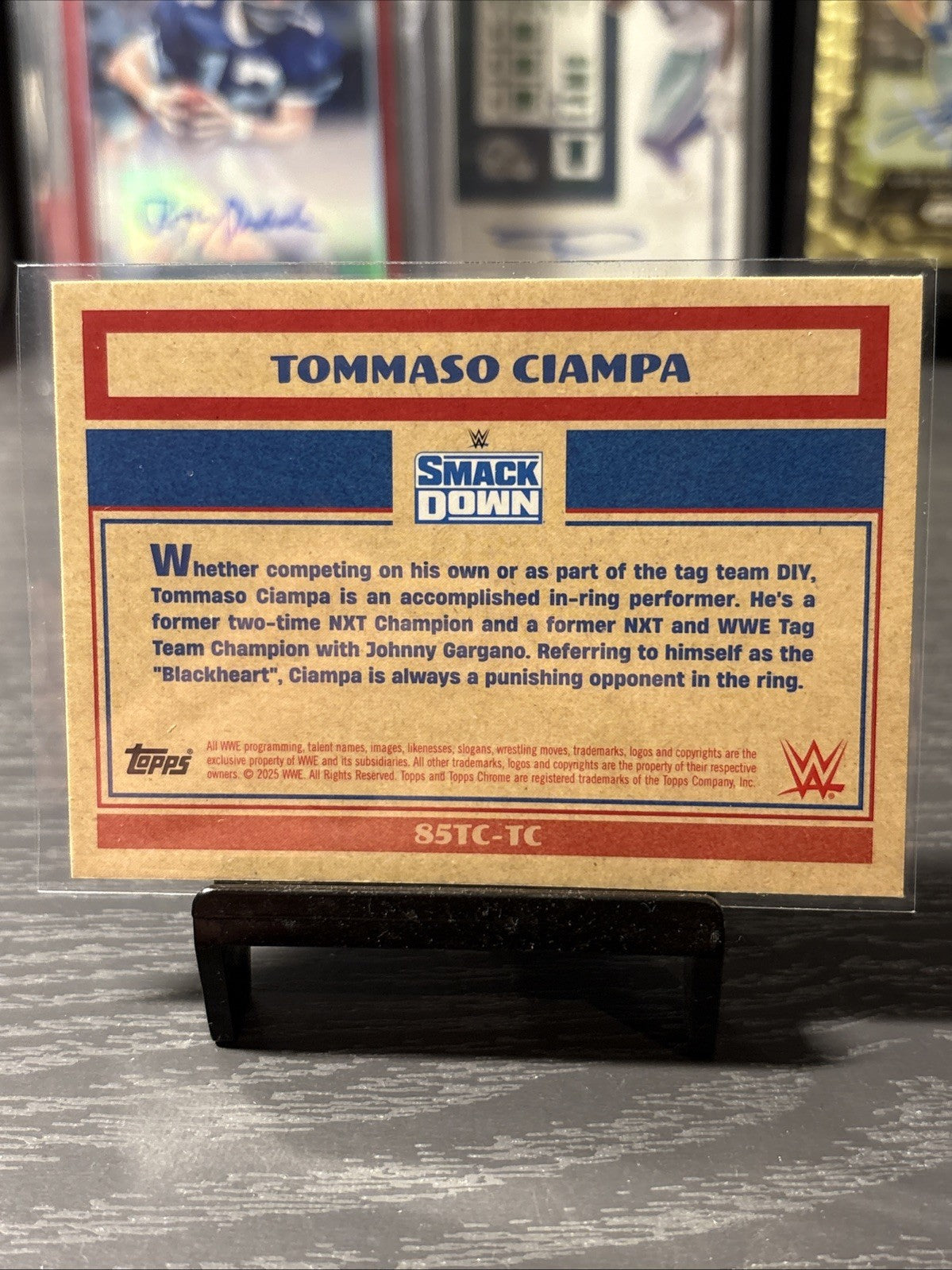 2025 Topps Chrome WWE 1985 Topps Chrome 85TC-TC Tommaso Ciamnpa