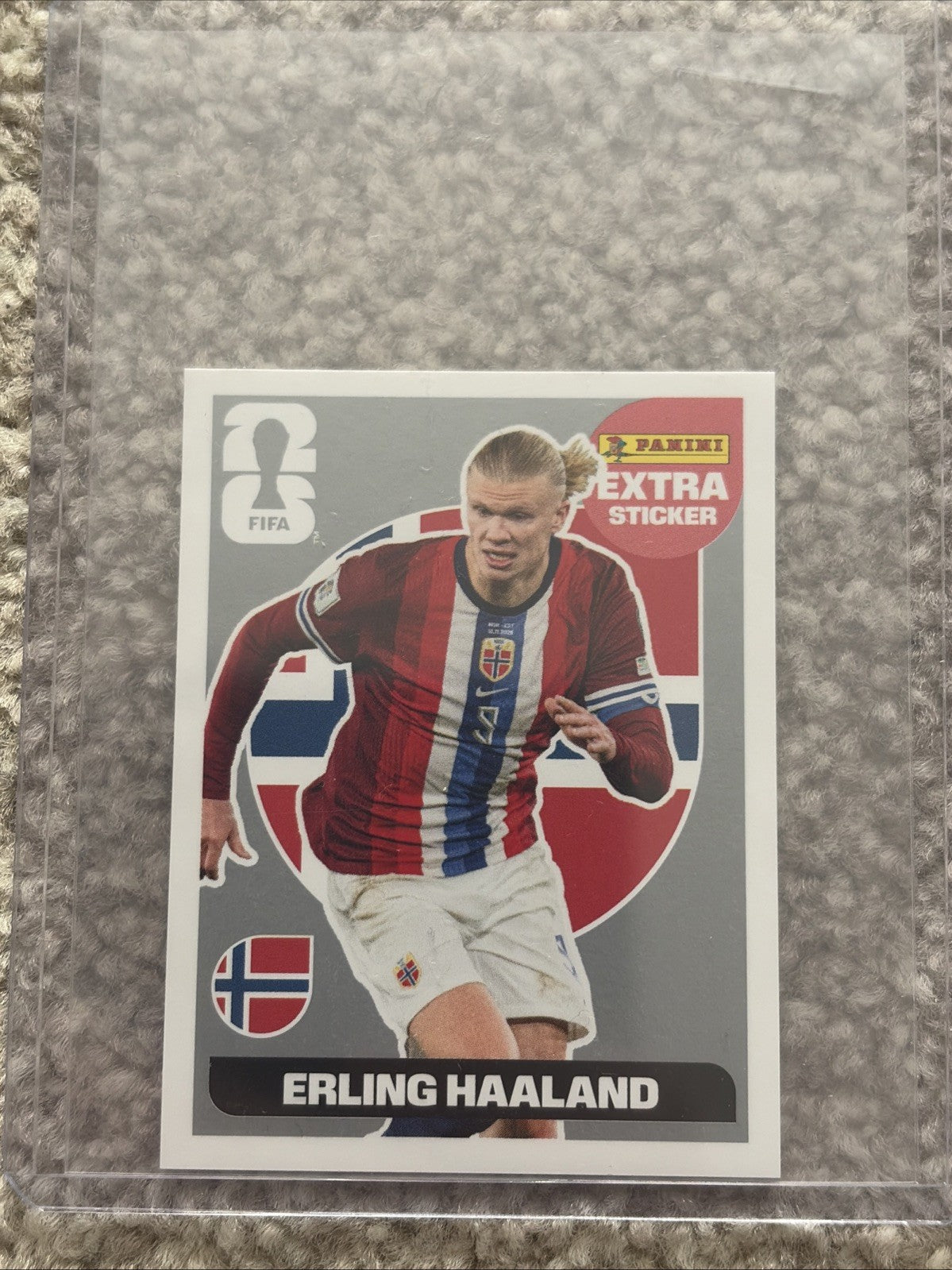 Panini FIFA World Cup 2026 collection ERLING HAALAND Extra Sticker Silver