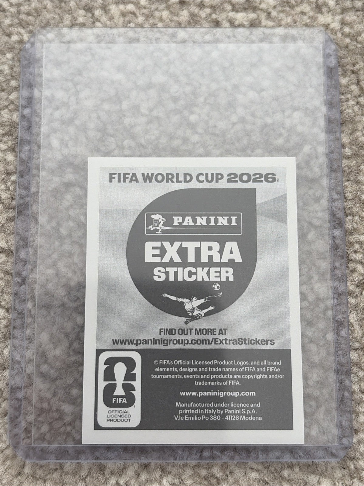 Panini FIFA World Cup 2026 Sticker Collection CODY GAKPO Extra Sticker Silver