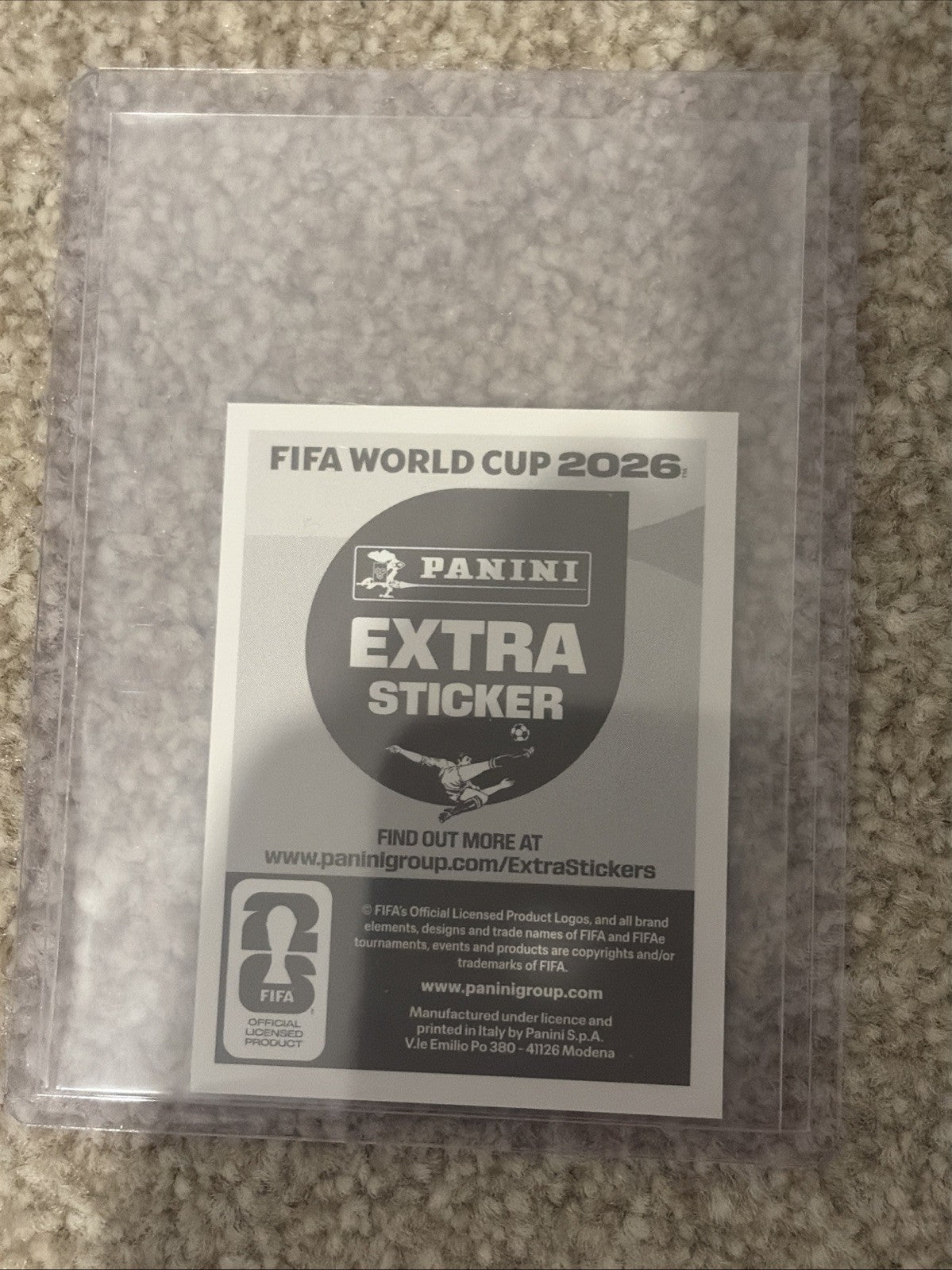 Panini Fifa World Cup Sticker Collection 2026 Jeremy Doku Purple Extra Sticker
