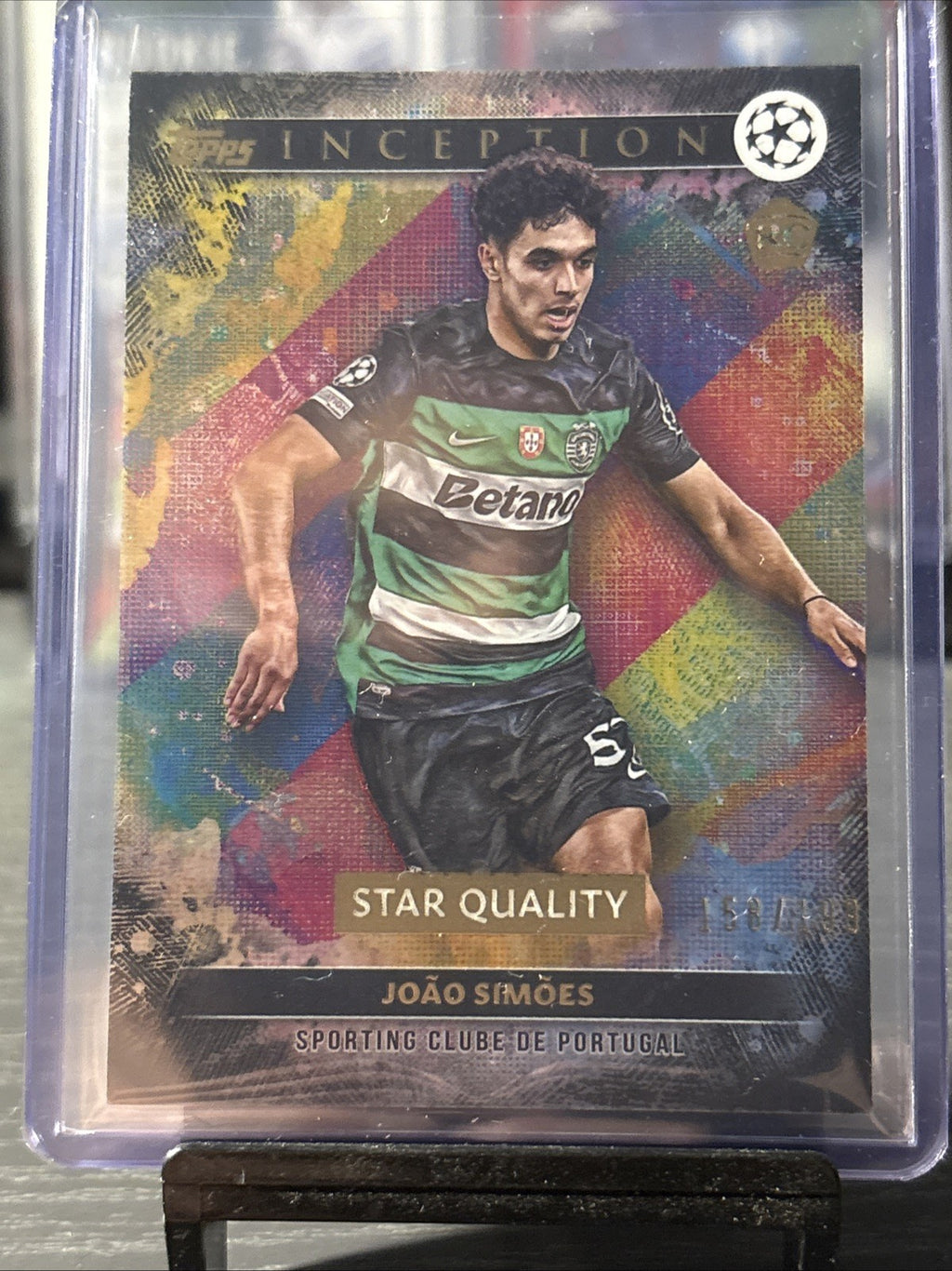 2024-25 Topps Inception UCC Soccer Star Quality Joao Simoes /199