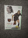Panini Eternity WSL 25/26 Sarah Brasero-Carreira Debut Green /50 West Ham Card