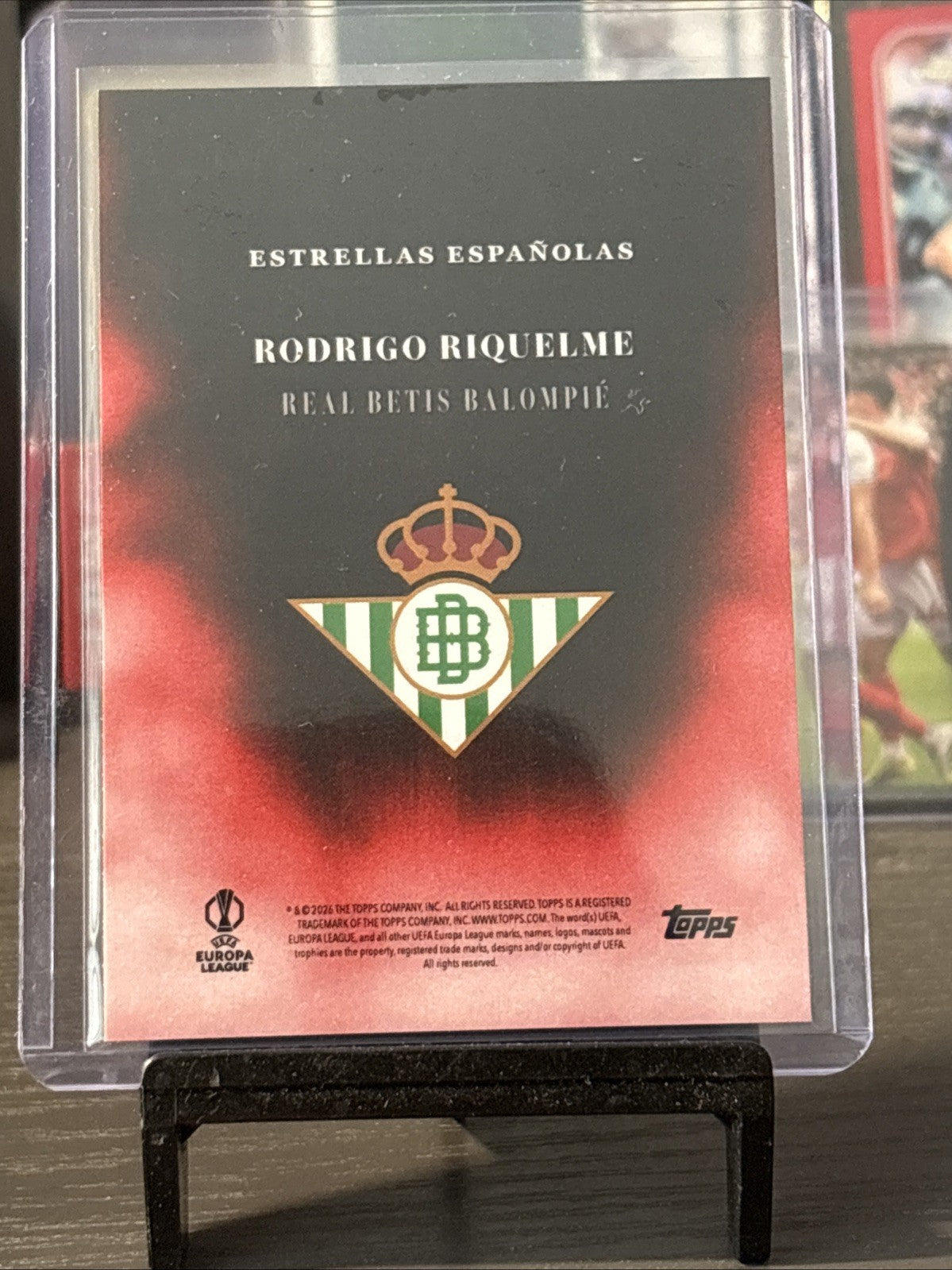 2025-26 Topps Simplicidad UCC Rodrigo Riquelme /5 Real Betis.