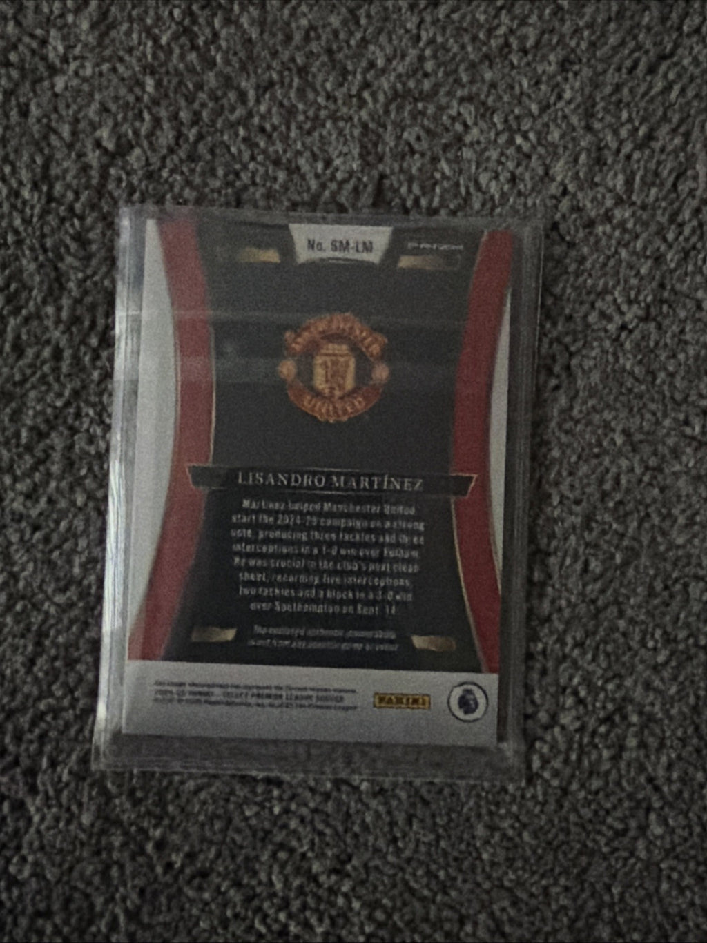 Lisandro Martinez - Patch - Manchester United - Panini Select