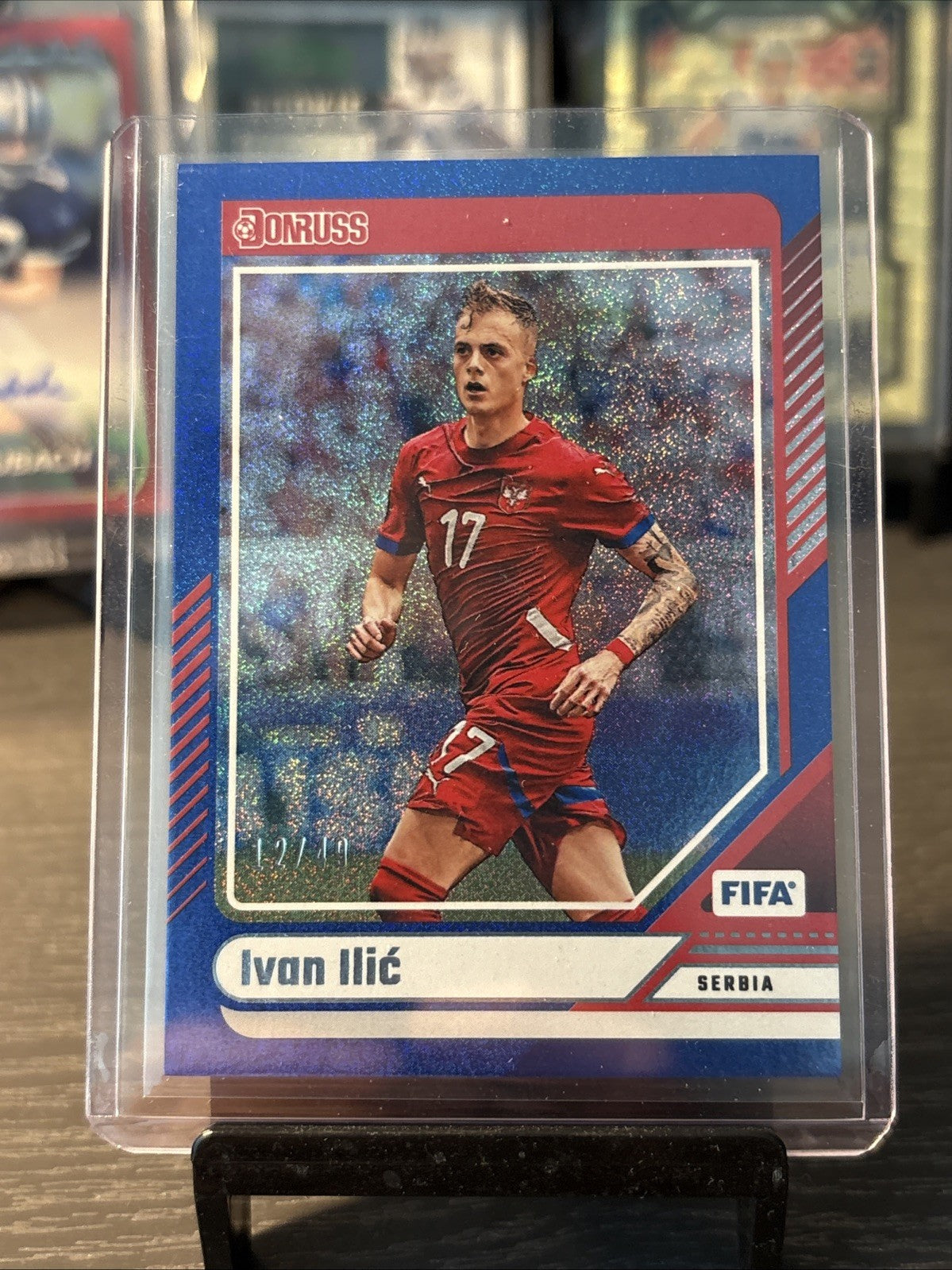 Panini Donruss FIFA 24-25 Ivan Ilic Blue Speckle /49 Serbia
