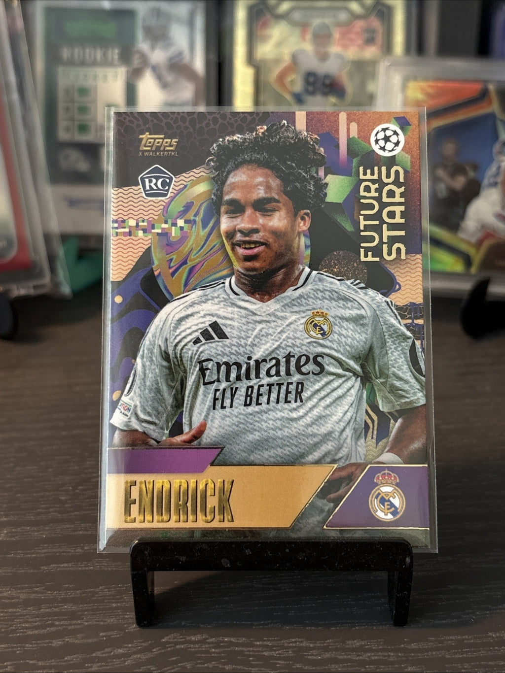 2024/25  Endrick Topps X Walkertkl Gold Future Stars RC Real Madrid