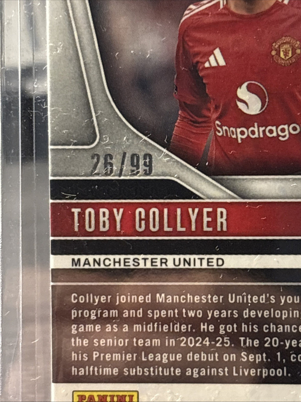 Panini Premier League Prizm Breakaway 2024/25 Toby Collyer /99 Blue Circles