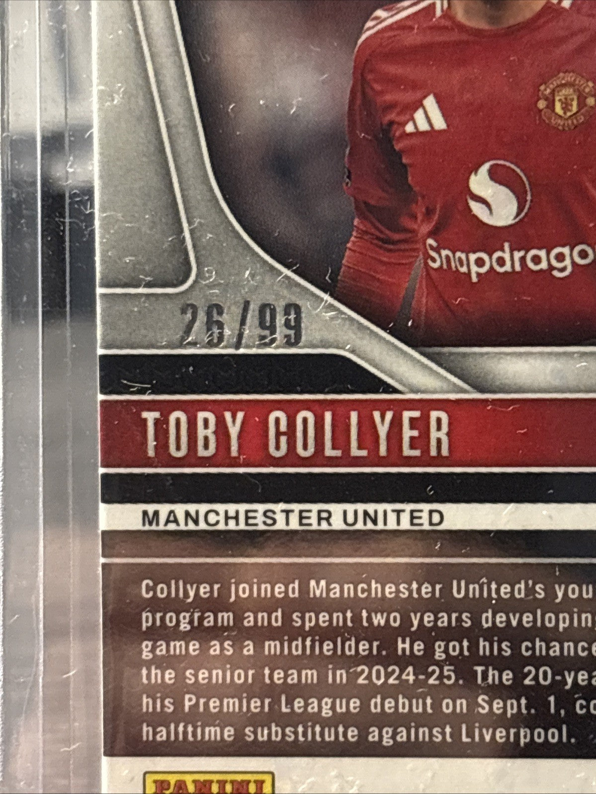 Panini Premier League Prizm Breakaway 2024/25 Toby Collyer /99 Blue Circles