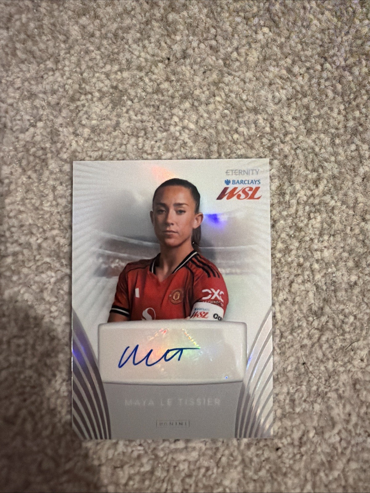 2026 Panini Eternity WSL Maya Le Tissier Auto Manchester United Women # AUT-33