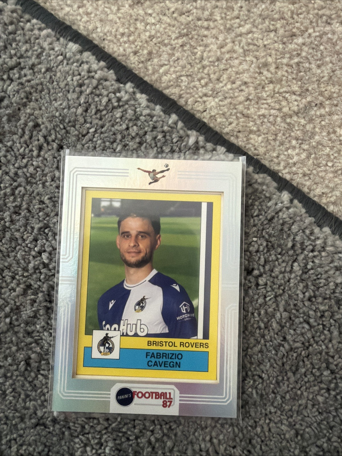 Panini EFL Football 2026 Bristol Rovers Fabrizio Cavegn Sticker Rewind