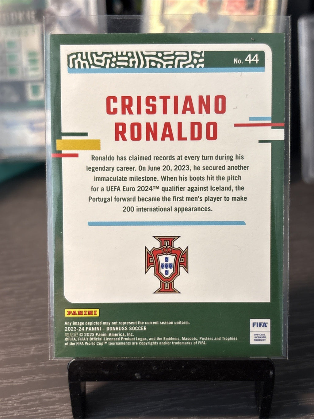 Panini Donruss Soccer 2023-24 Portugal Cristiano Ronaldo Base #44