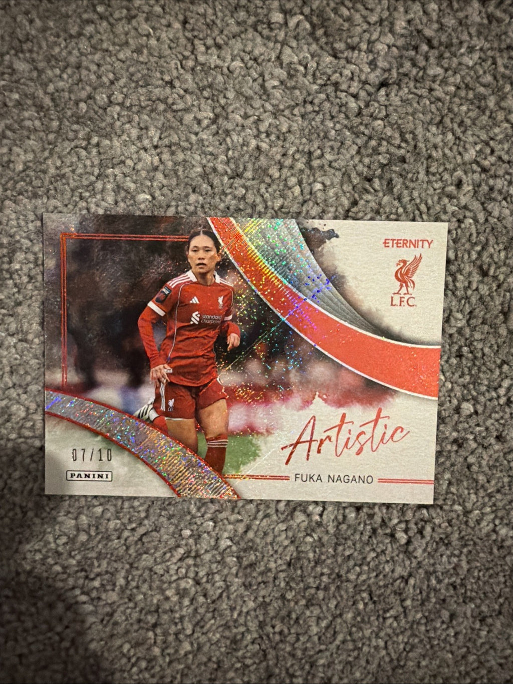 Fuka Nagano Red Artistic /10 Colour Match Panini WSL Eternity