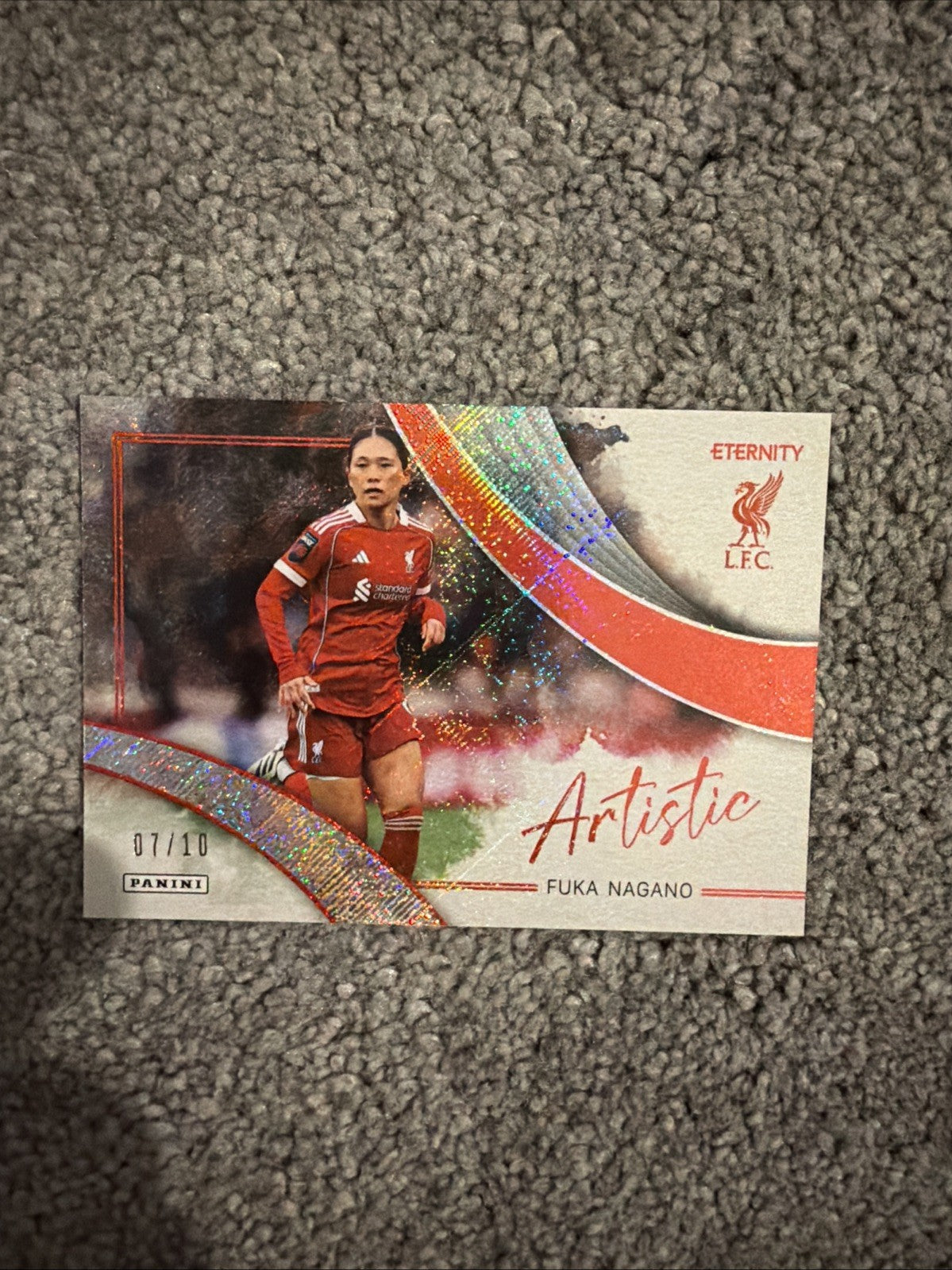 Fuka Nagano Red Artistic /10 Colour Match Panini WSL Eternity