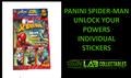 Panini Spider-Man Unlock Your Powers Individual Stickers