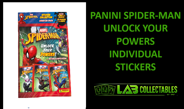Panini Spider-Man Unlock Your Powers Individual Stickers