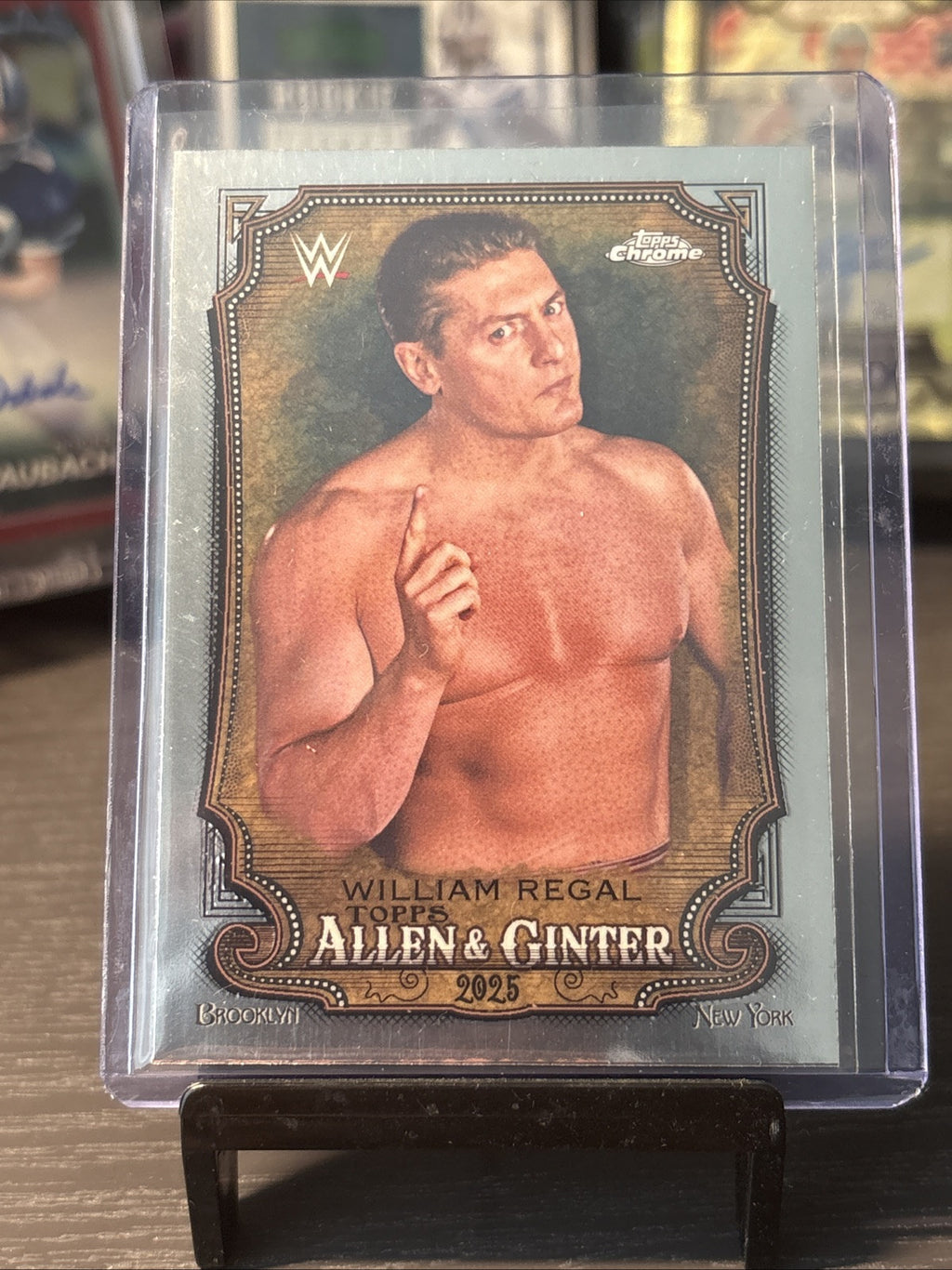 2025 Topps Chrome WWE #AG-WRL William Regal Allen & Ginter
