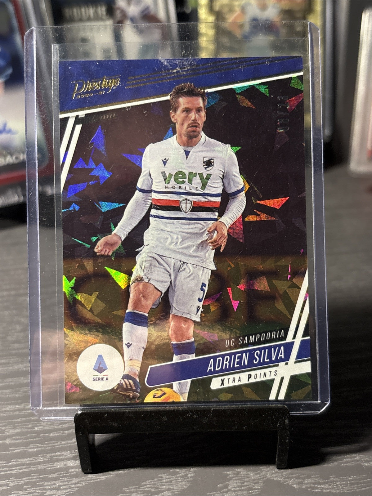 Panini Chronicles 2020-21 Serie A Prestige Adrien Silva Cracked Ice /23