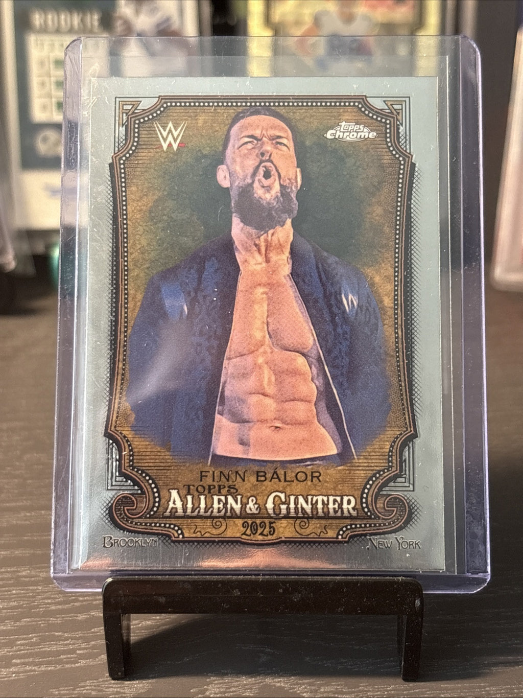 WWE Topps Chrome 2025 Finn Balor Allen And Ginter AG-FNB