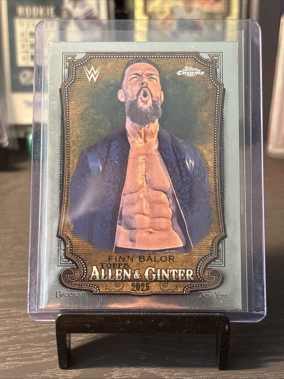 WWE Topps Chrome 2025 Finn Balor Allen And Ginter AG-FNB