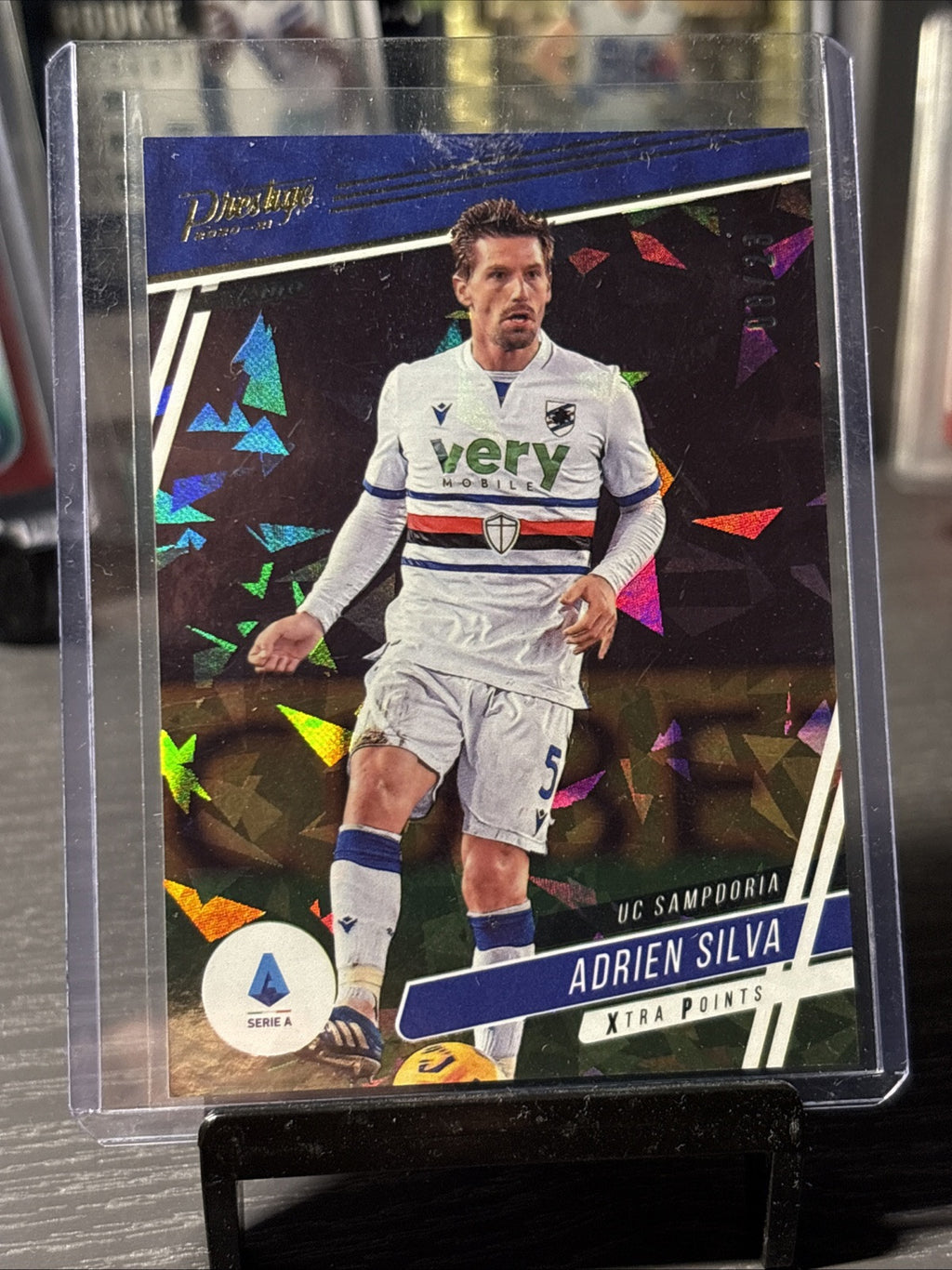 Panini Chronicles 2020-21 Serie A Prestige Adrien Silva Cracked Ice /23