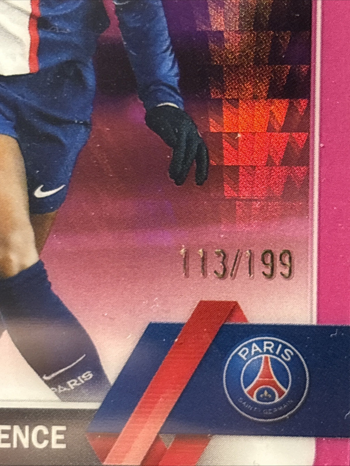 2022-23 Topps Chrome UEFA Women's Champions League Pink /199 Ashley Lawrence