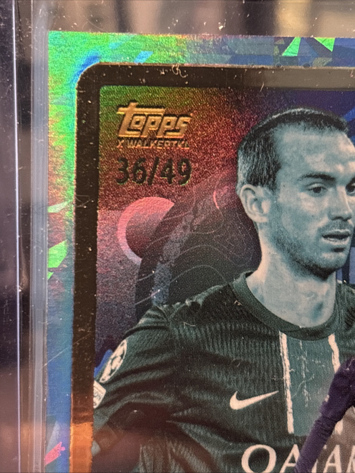 Fabian Ruiz PSG Blue /49 Auto Topps GOLD X Walkertkl 2024/25 UCC
