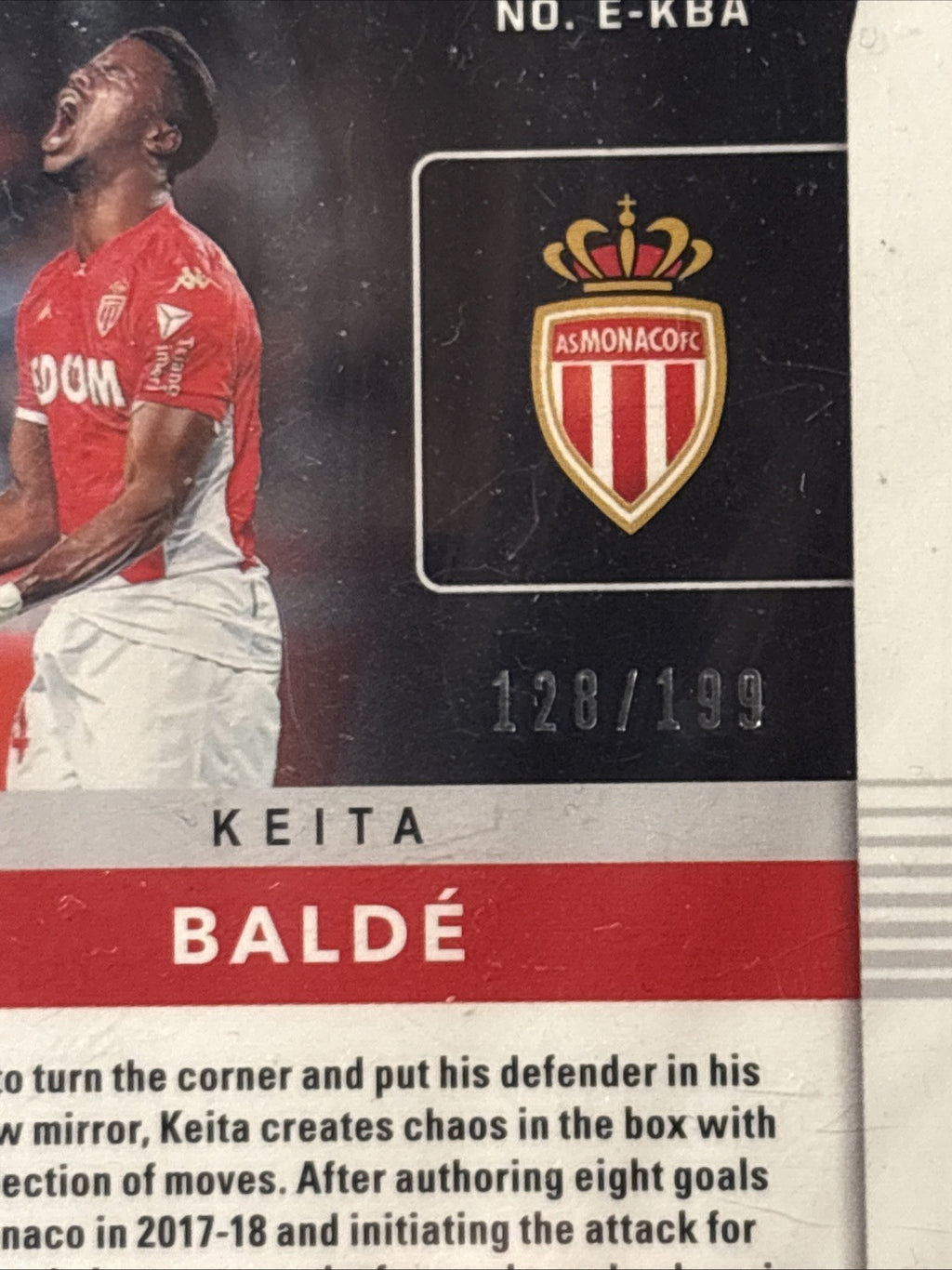 Panini Obsidian 19-20 Keita Blade Monaco Patch /199