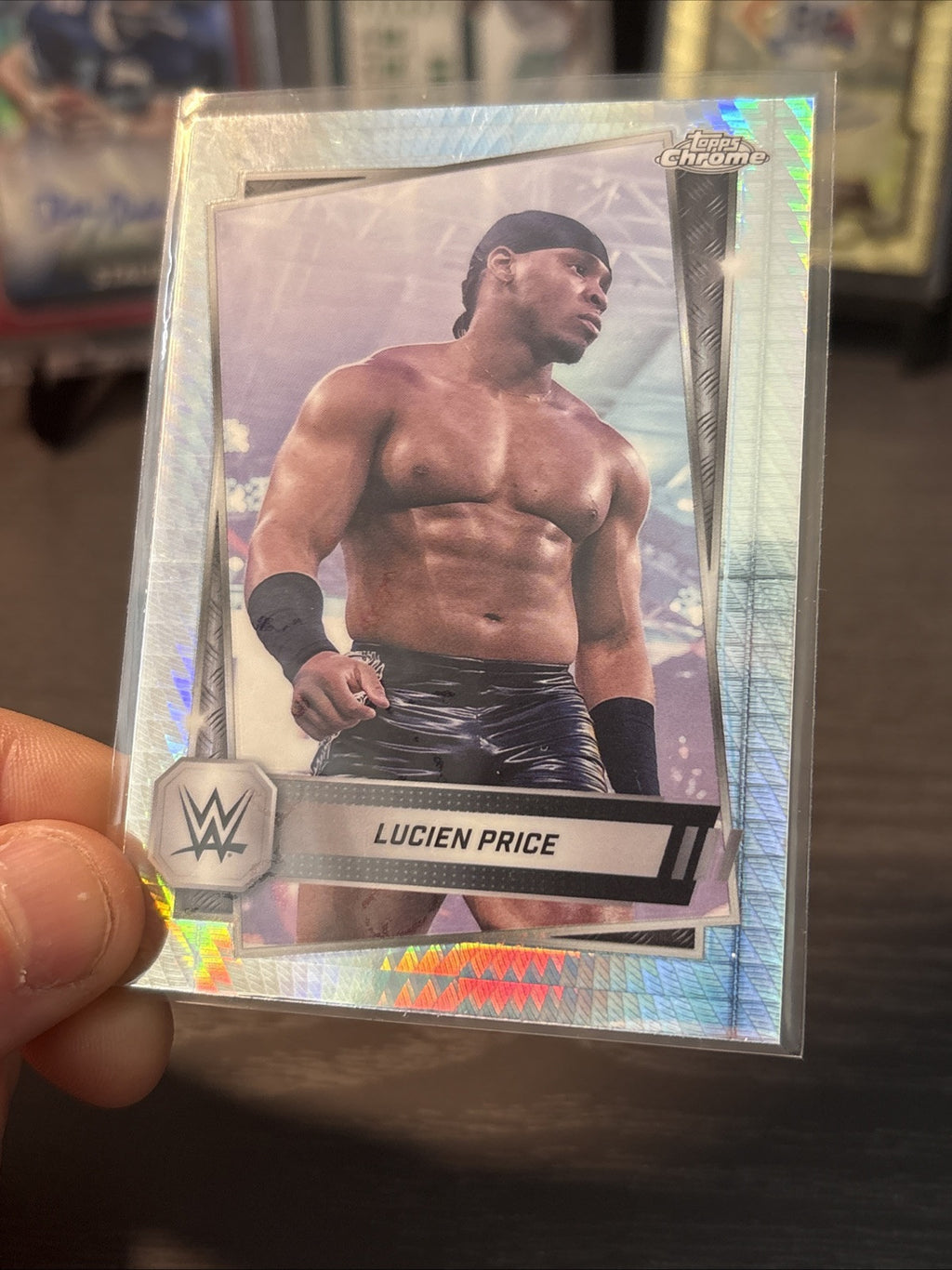 Lucien Price 2025 Topps Chrome WWE Prism Refractor #161