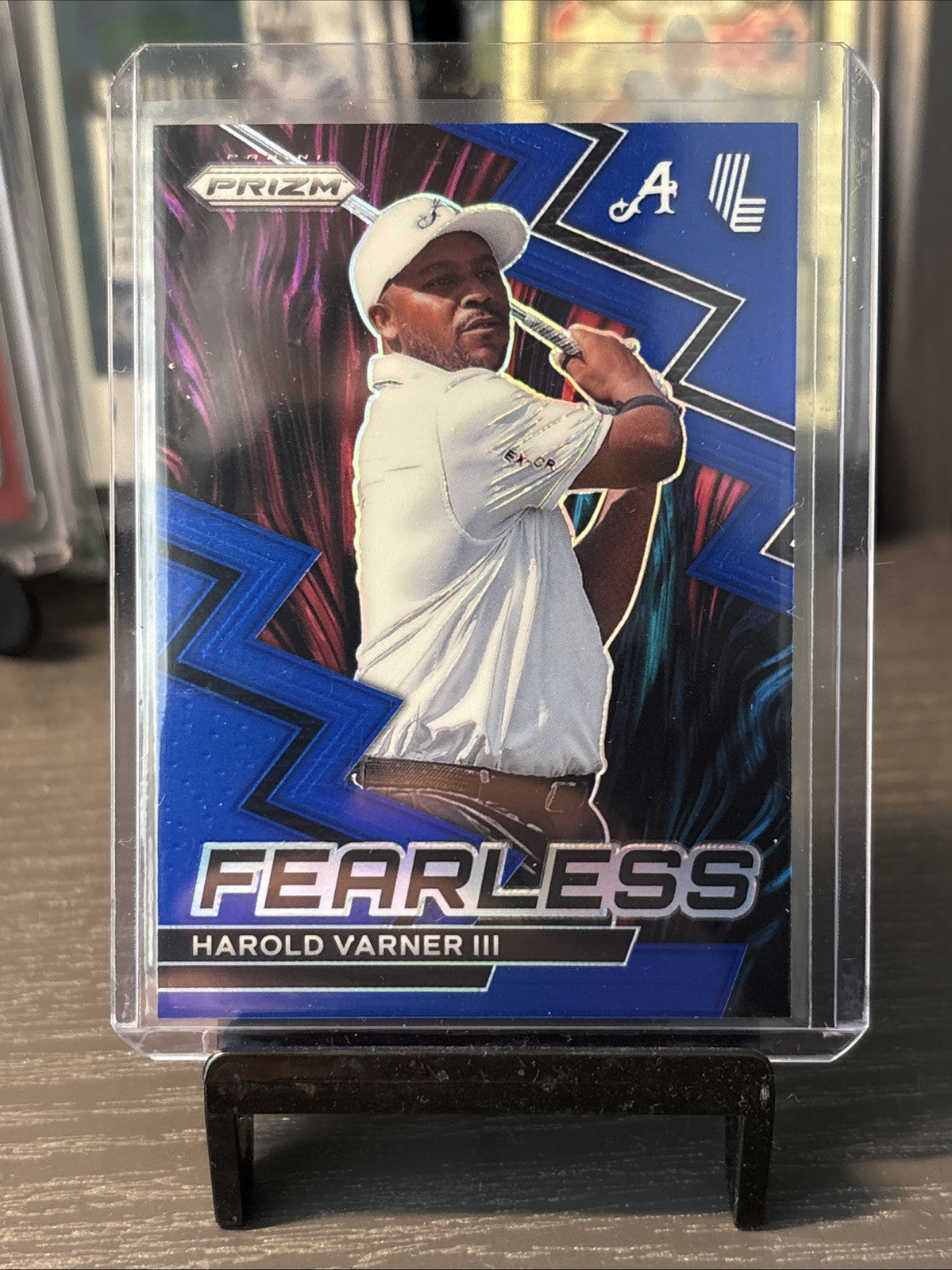 2024 Panini Prizm LIV Golf Fearless #1 Harold Varner III Blue Prizm /99 Aces