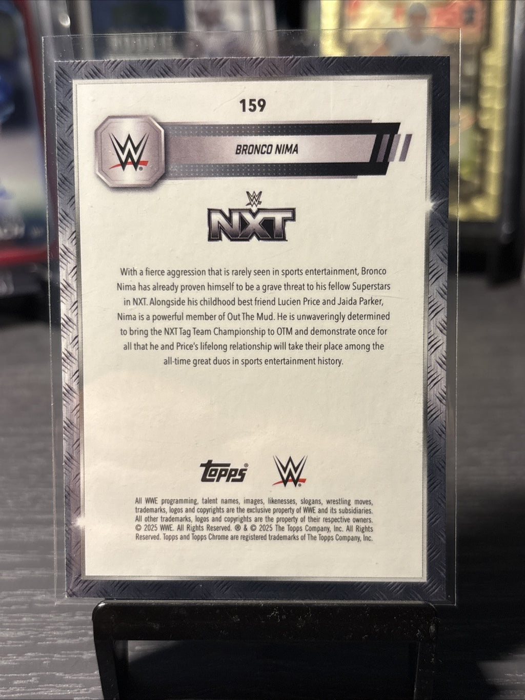 Topps Chrome WWE 2025 - Bronco Nima - Xfractor Refractor