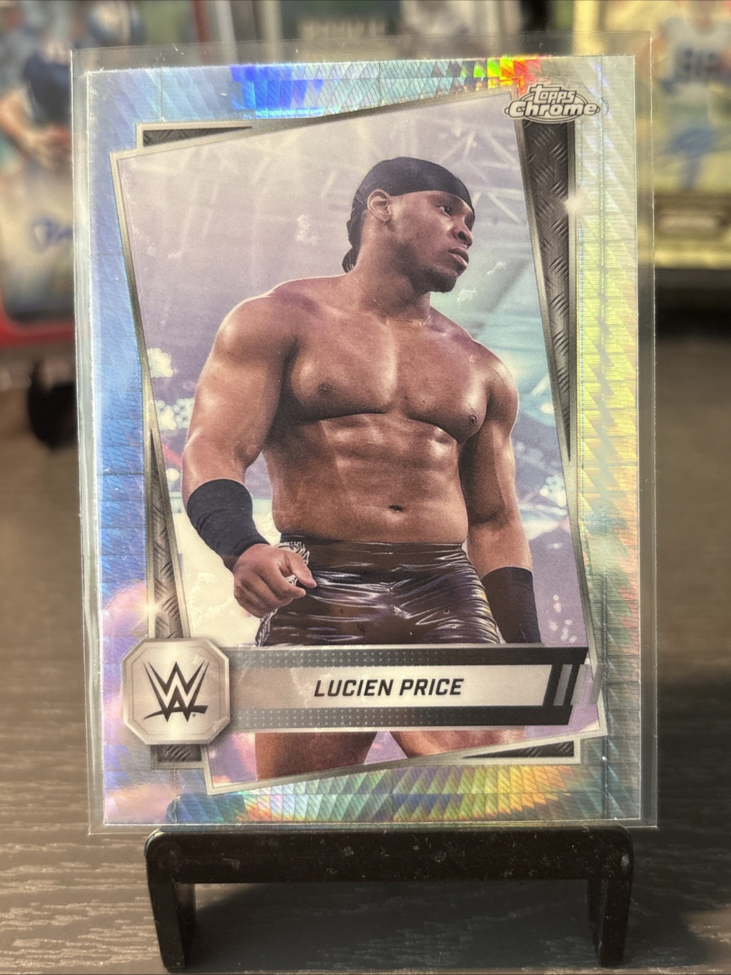 Lucien Price 2025 Topps Chrome WWE Prism Refractor #161